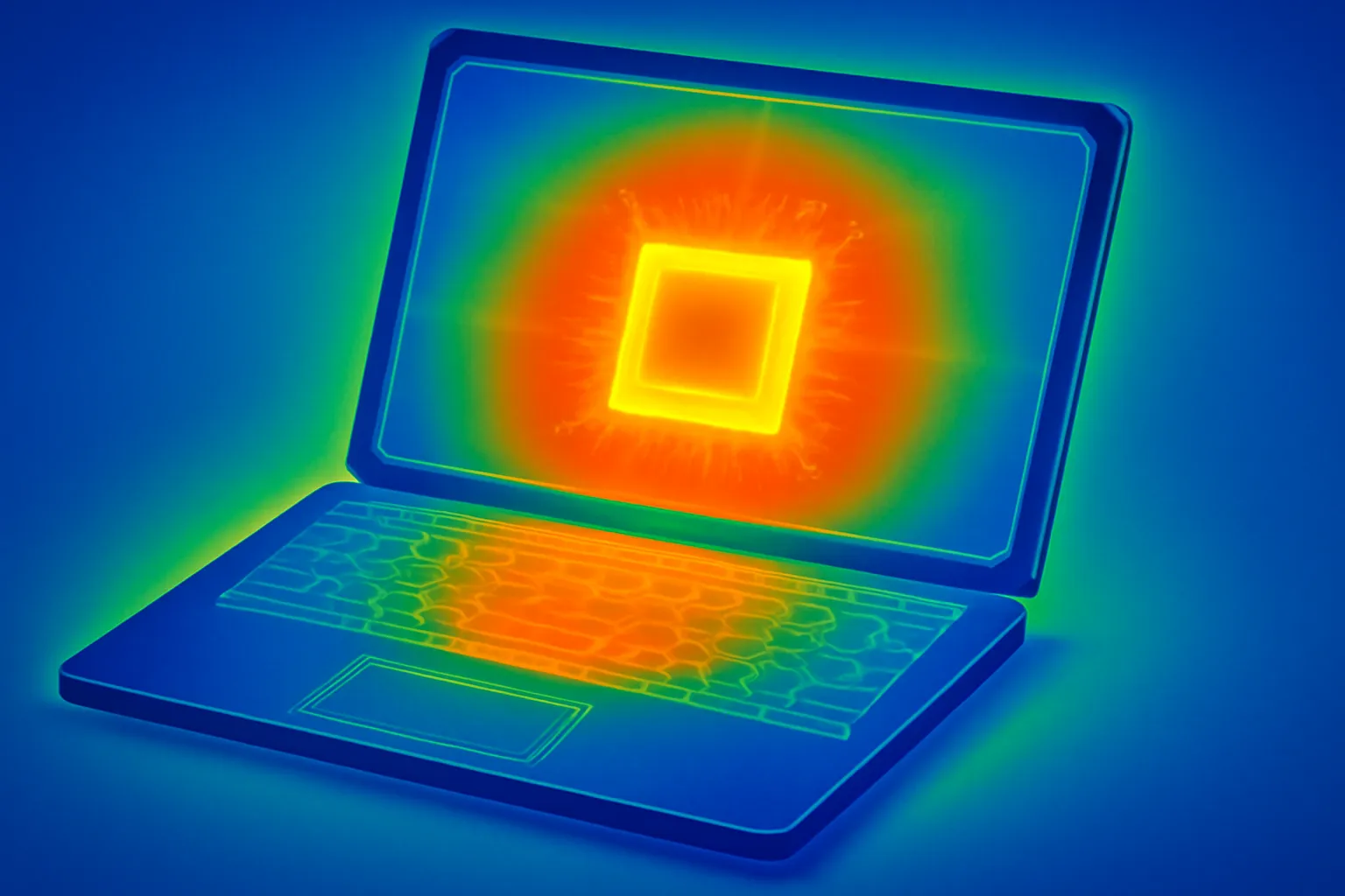 게이밍노트북 열화상 발열분포 쿨링솔루션