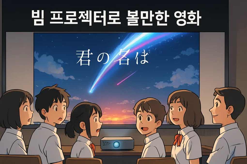 너의 이름은 영화와 함께하는 빔 프로젝터 추천