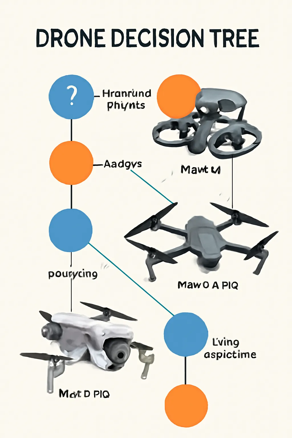 드론 선택 의사결정 트리 추천모델 아바타2 매빅4프로 미니3프로
