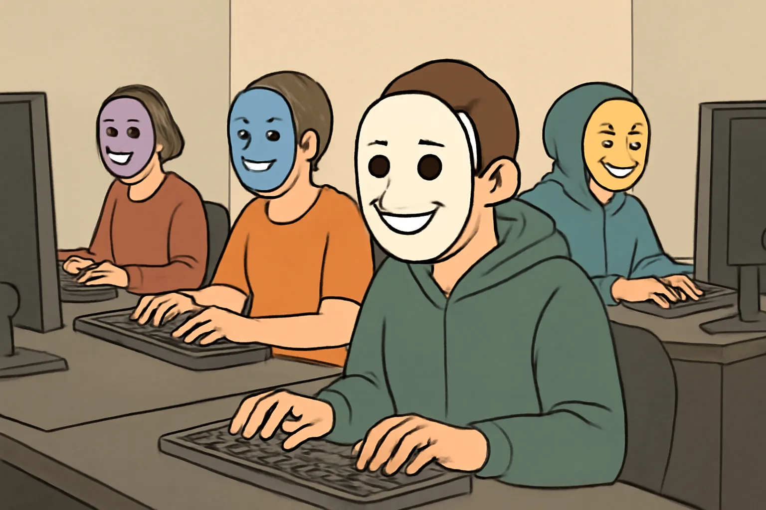 디시인사이드 대학커뮤니티 익명 댓글전쟁 가면 훌리문화