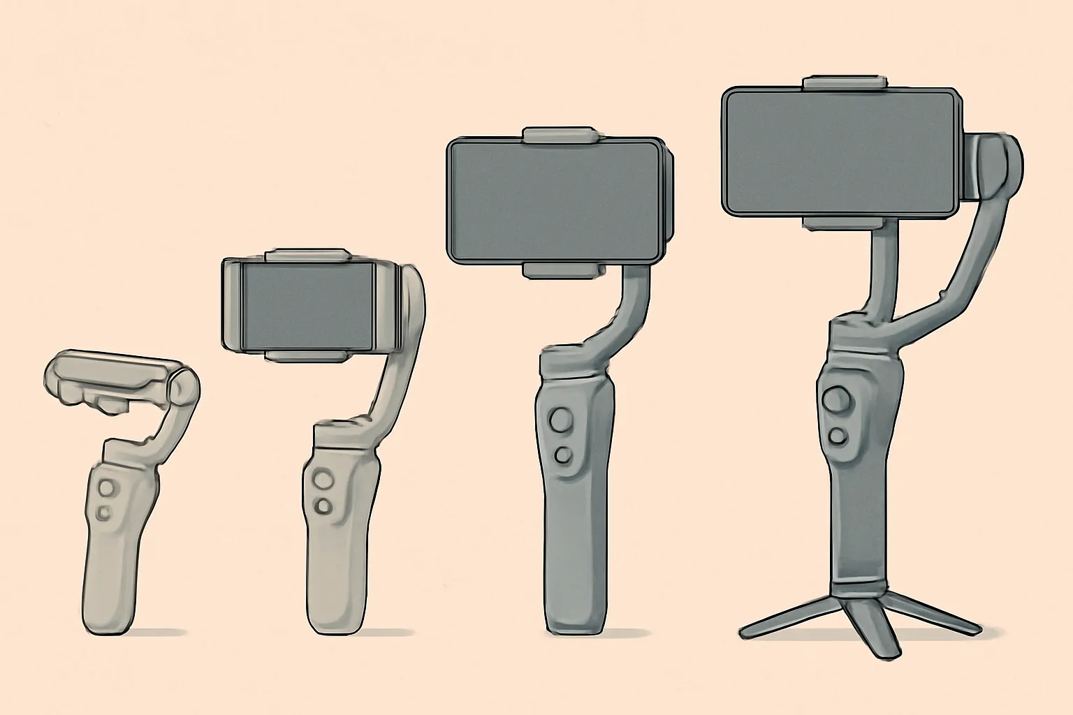 스마트폰 짐벌 모델별 가격대 비교 촬영장비