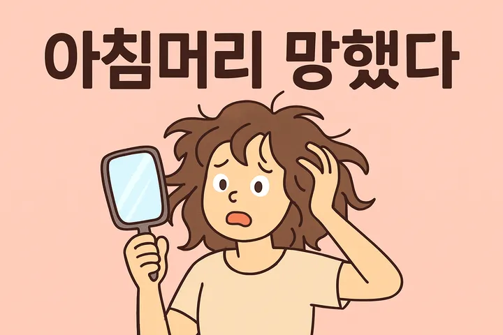 아침에 일어나자마자 하는 셀프 헤어 관리 꿀팁