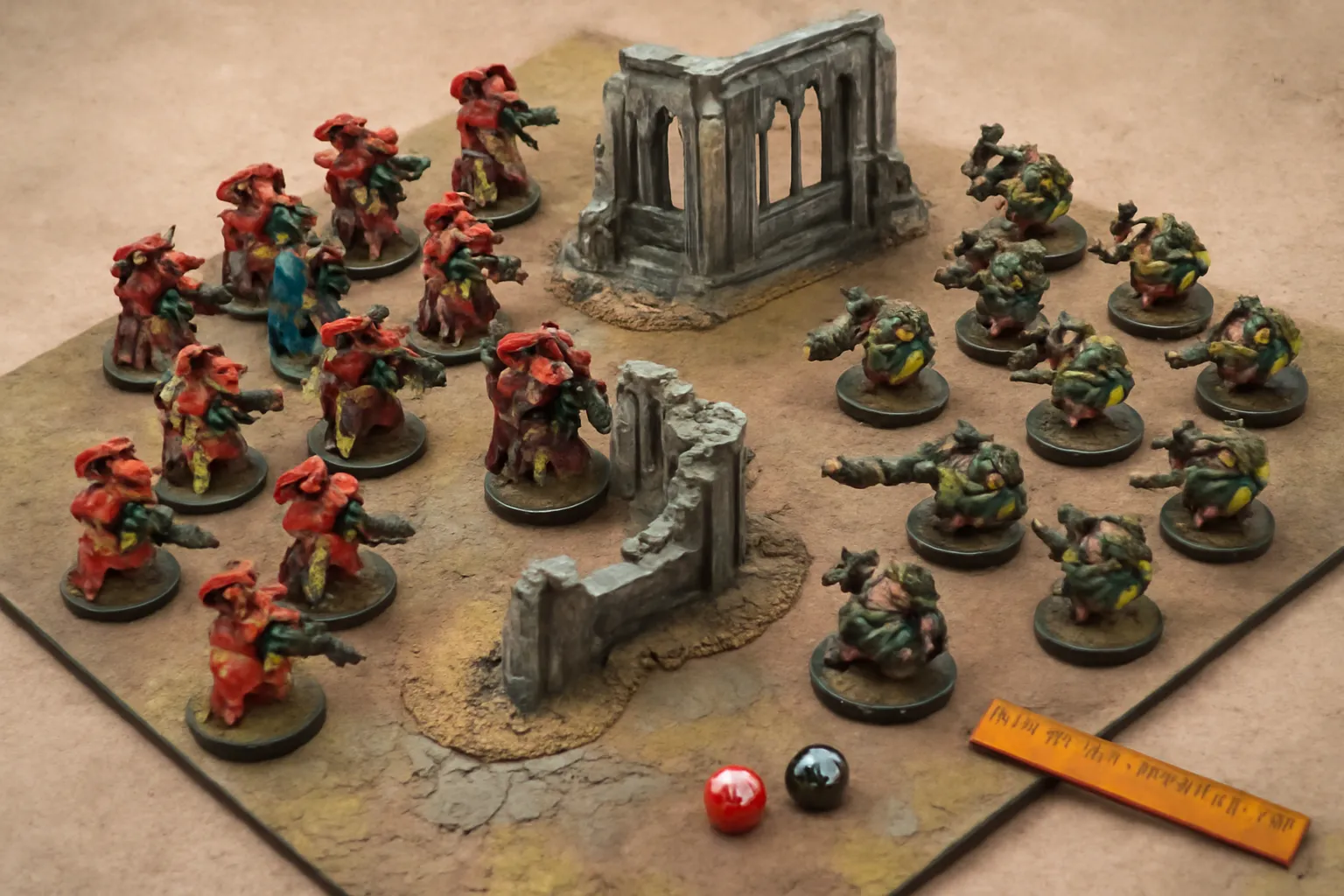 워해머40k 미니어처 테이블탑배틀 탑뷰 주사위 측정도구