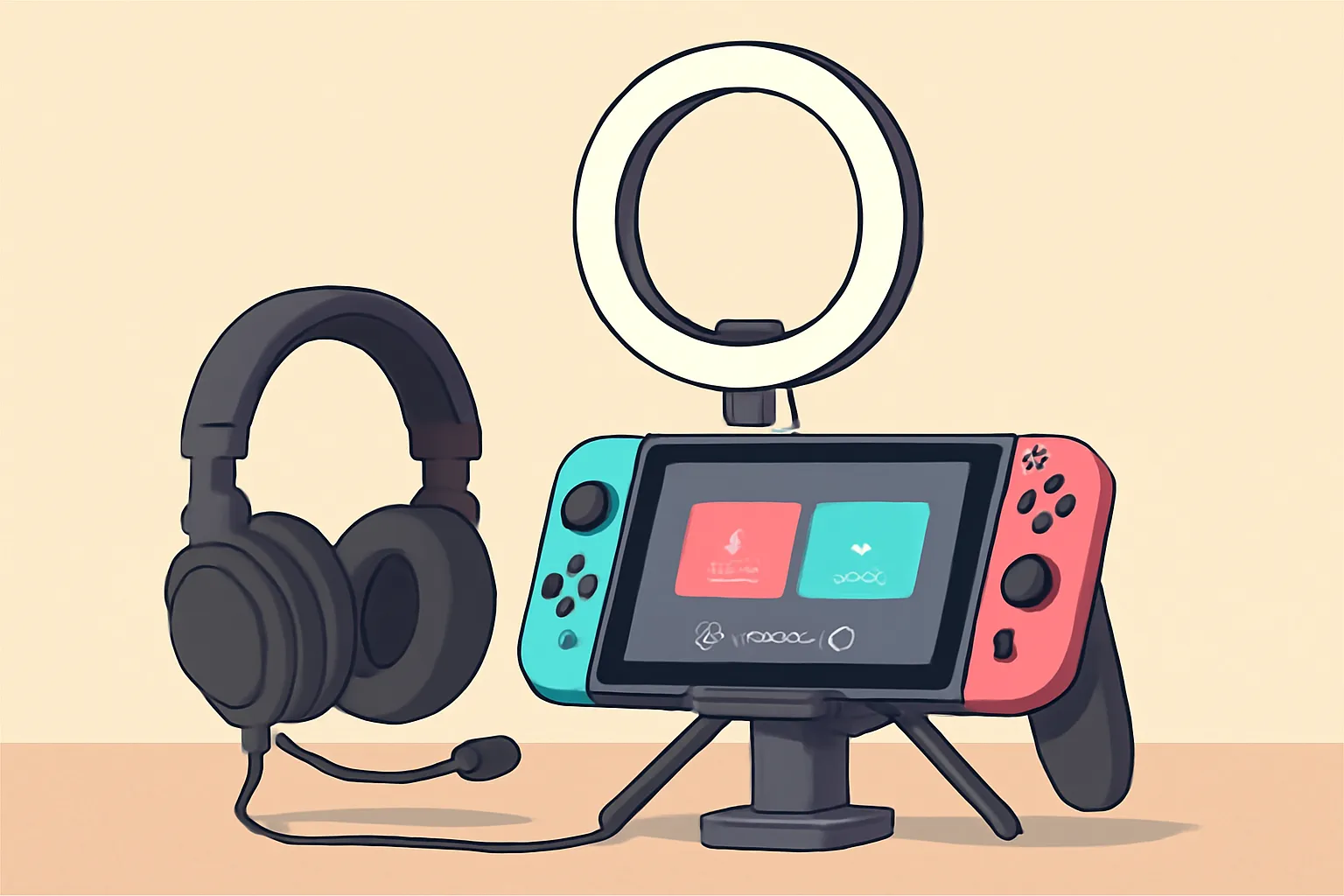 닌텐도 스위치2 게임 세팅 필수 악세서리 헤드셋 삼각대 led 링라이트 충전그립