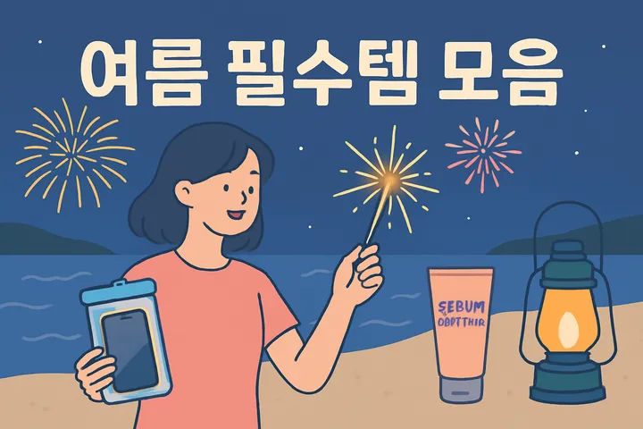여름을 더 즐겁게! 휴가철 필수템 추천