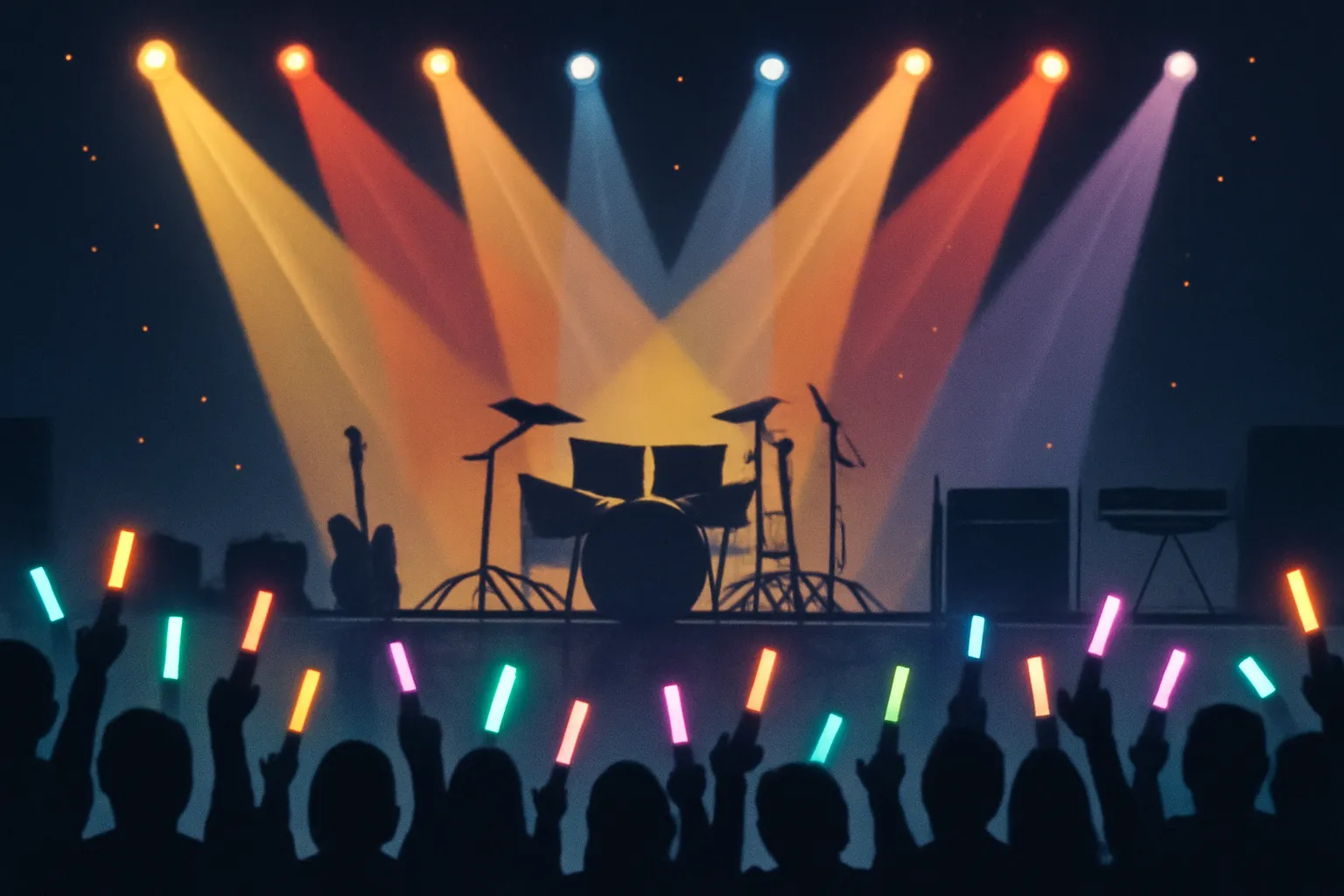 day6 콘서트 fourever 라이브 후기 응원봉 일러스트