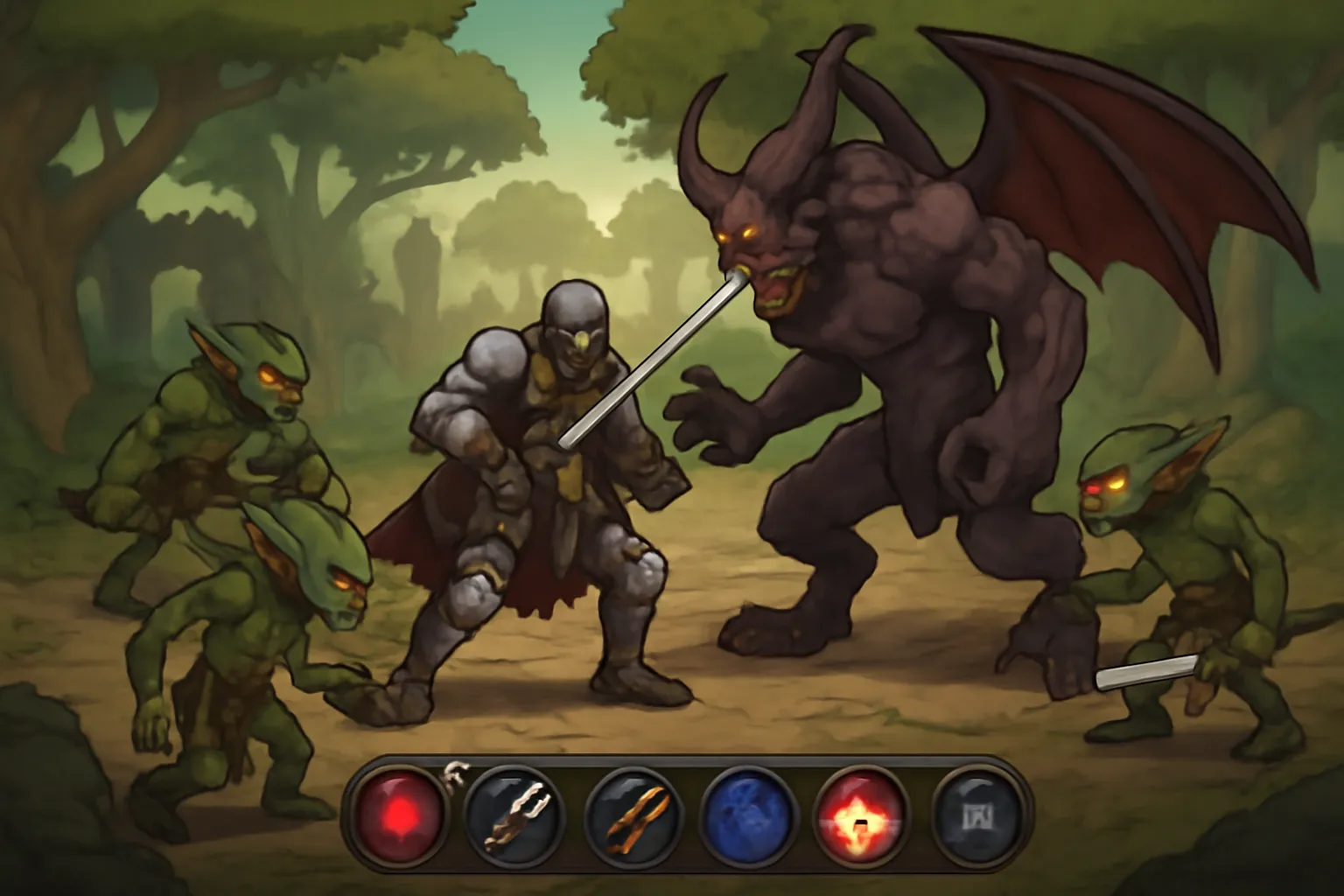 dkr 판타지 게임ui 전투일러스트 캐릭터 몬스터